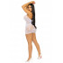 Платье сексуальное в сетку со стразами Leg Avenue Rhinestone, белое, размер One Size (207464) – фото 4