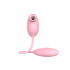 Виброяйцо с вакуумным стимулятором High End Suction Love Egg, розовое (207155) – фото 6