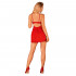 Сорочка сексуальная Obsessive Amor Cherris, красная, размер S/M (206914) – фото 4