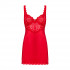 Сорочка сексуальна Obsessive Amor Cherris, Червона, розмір S / M (206914) – фото 5