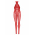 Комбінезон еротичний Leg Avenue Seamless Halter Body, червоний, розмір One size (207556) – фото 3