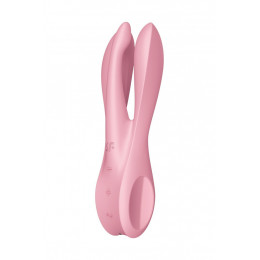 Вибратор для клитора гибкий Threesome 1, розовый – фото