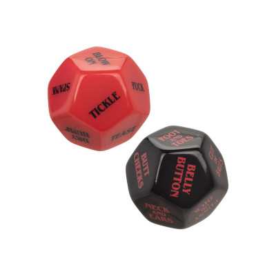 Игральные секс-кубики Roll Play - Naughty Dice Set, красно-черные (207773) – фото 1