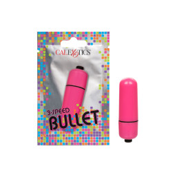 Вибропуля California Exotics Novelties 3-Speed Bullet, розовая – фото