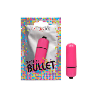 Вибропуля California Exotics Novelties 3-Speed Bullet, розовая (207775) – фото 1