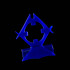 Эрекционное кольцо c вибропулей ML Creation, синее (30990) – фото 4