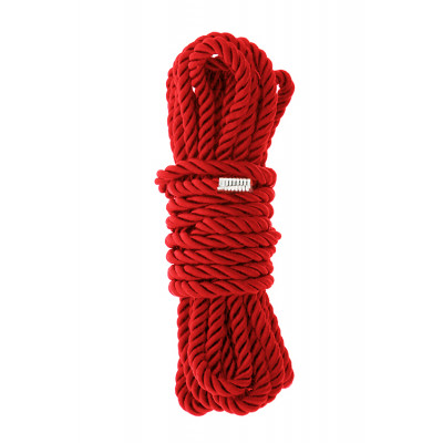 Веревка для бондажа нейлоновая, красная, 5 метров, BLAZE DELUXE (37533) – фото 1