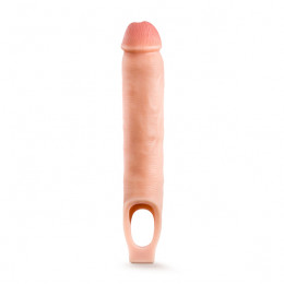 Насадка для пеніса 29,3 см, реалістична, з кріпленням на мошонку – фото