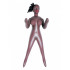 Надувна лялька мулатка Alecia 3D зі вставкою з кібершкіри і вибростимуляцией (37639) – фото 8