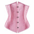 Корсет под грудь эротический, атласный розовый, размер XL (24018) – фото 2
