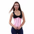 Корсет під груди еротичний, атласний рожевий, Розмір XL (24018) – фото 5