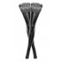 Чулки виниловые без носка Noir Handmade на силиконе, с кружевом, черные, размер XL (37357) – фото 7
