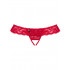 Комплект сексуального белья из трусиков с доступом, маски и манжет, красный S/M (37415) – фото 5