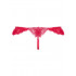 Комплект сексуального білизни з трусиків з доступом, маски і манжет, червоний S/M (37415) – фото 4