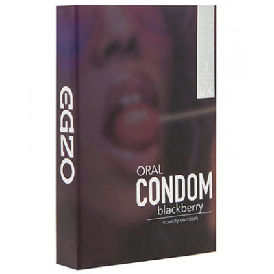 Оральные презервативы EGZO Blackberry (Ежевика) Британия (32455) – фото 1