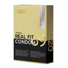 Анатомічні презервативи EGZO Real fit №3