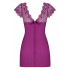 Платье сексуальное с кружевом, фиолетовое, L/XL (39242) – фото 2
