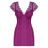 Сексуальне плаття з мереживом, фіолетове, L/XL (39242) – фото 3