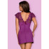 Платье сексуальное с кружевом, фиолетовое, L/XL (39242) – фото 6