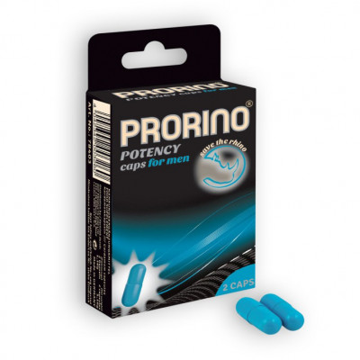 Капсули для потенції PRORINO Potency Caps for men, 2 шт (39285) – фото 1