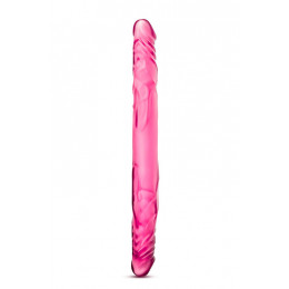Фаллоимитатор двойной (двухсторонний), розового цвета, 35 см