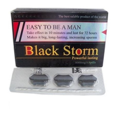 Таблетки для потенции Black Storm, 3 шт (38669) – фото 1