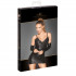 Сексуальное черное облегающее мини-платье в полоску Noir Handmade S (36499) – фото 5