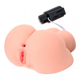Мастурбатор полу-торс вагина и анус, Kokos Oknyeo, с вибрацией, ротацией и голосом, киберкожа