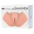 Мастурбатор реалистичный, вагина и анус, киберкожа, Kokos Samanda (38188) – фото 3