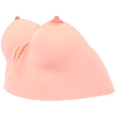 Мастурбатор-вагина с грудью, реалистичная, киберкожа, Kokos Juliana Breast (38183) – фото 1