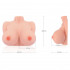 Мастурбатор-груди в натуральну величину, киберкожи, Kokos Bouncing Titties F сір (38186) – фото 7