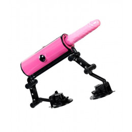 Секс-машина с функцией подогрева, на пульте управления Pink-Punk, ABS, розовый, 36 см
