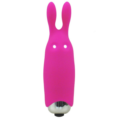 Мини-вибратор в виде кролика, розовый, Adrien Lastic Pocket Vibe Rabbit Pink (30453) – фото 1