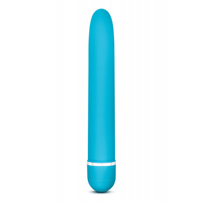 Вагинальный вибратор Blush, голубой, 18 см х 3 см (42015) – фото 1