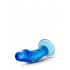 Фалоімітатор реалістичний з присоскою Blush синій, 11.4 см х 3.1 см (42036) – фото 3