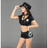 Секси костюм полицейской, шорты топ, 6 предметов (32867) – фото 3