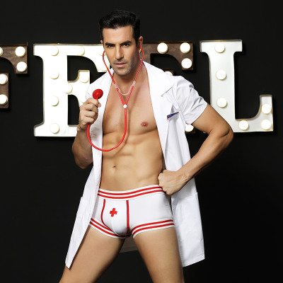 Эротический мужской костюм секси доктора, 4 предмета, размер L/XL (32004) – фото 1