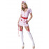 Костюм медсестры розовый с красным поясом 3 предмета M/L (36525) – фото 4