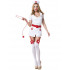 Костюм медсестры белый с красным поясом 3 предмета M/L (35663) – фото 4
