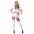 Костюм медсестри білий з червоним поясом, 3 предмета, S/M (33950) – фото 3
