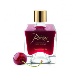 Съедобная краска для тела Poême (с пером)  со вкусом вишни
