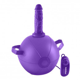 Вибрационный мяч фиолетовый