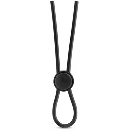 Лассо STAY HARD SILICONE LOOP COCK RING BLACK – фото