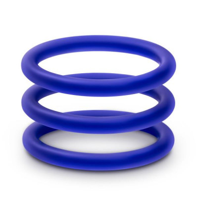Набор синих эрекционных колец , 3 шт (34622) – фото 1