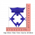 Эрекционное кольцо c вибропулей ML Creation, синее (30990) – фото 8