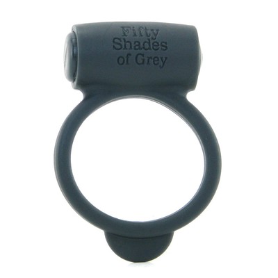 Эрекционное кольцо с вибрацией Fifty Shades of Grey, черного цвета (6256) – фото 1