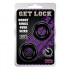 Черное гладкое эрекционное кольцо Get Lock, 1 шт (34809) – фото 3