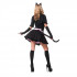 Костюм Кошки черной платье 5 предметов M/L (35573) – фото 3