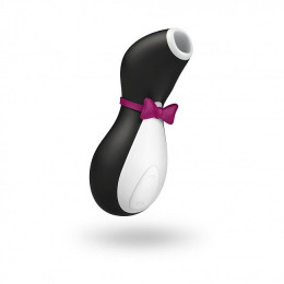 Вакуумный клиторальный стимулятор Satisfyer (Сатисфаер Пингвин) Pro Penguin, черный – фото