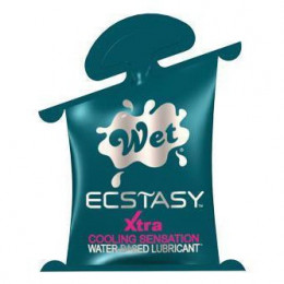 Пробник лубриканта Wet Xtra Ecstasy COOLING SENSATION Water 10 мл – фото
